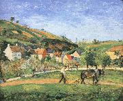 Camille Pissarro Men farming Sweden oil painting artist